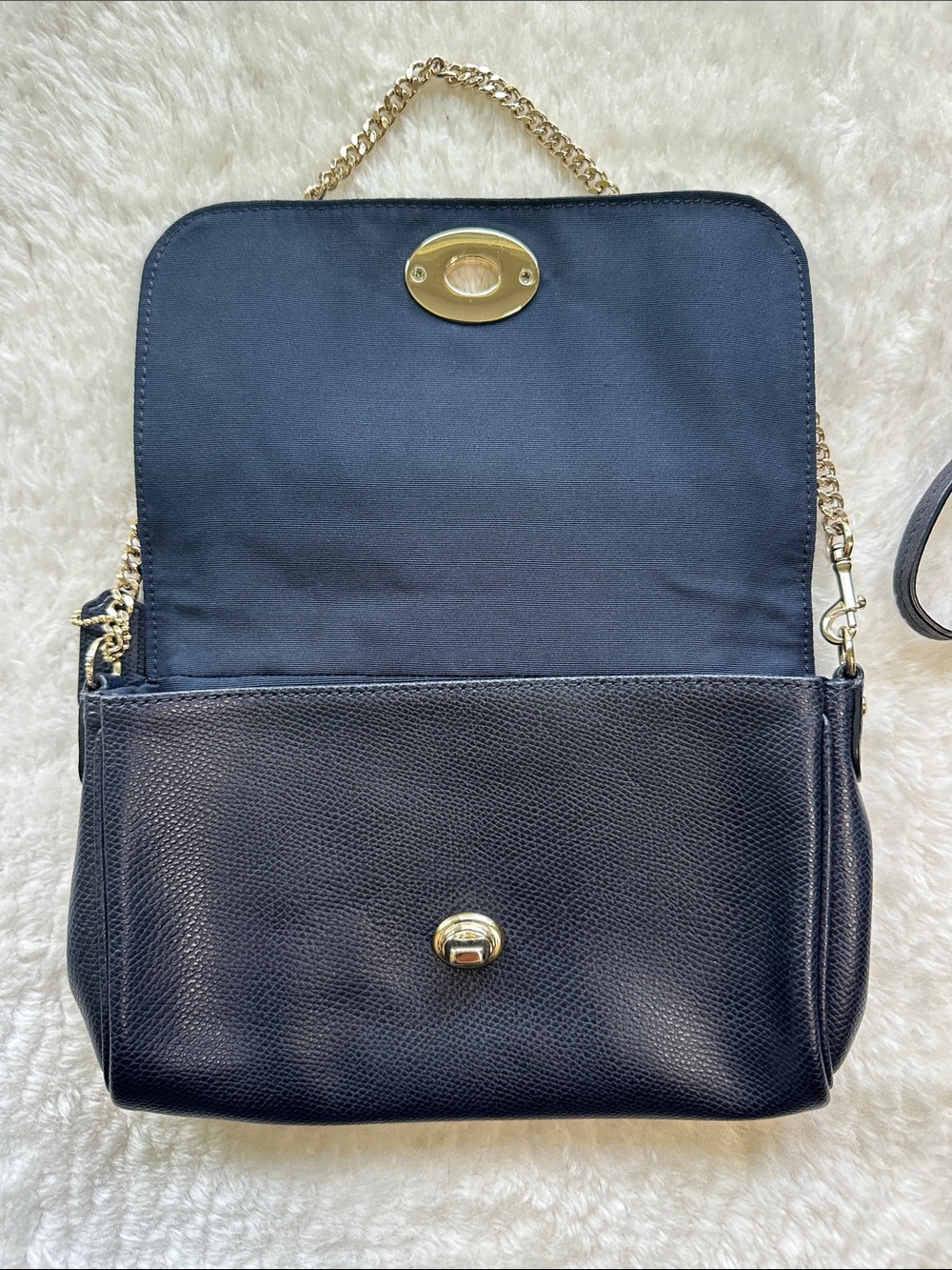 Coach Mini Ruby Crossbody Bag Navy Blue - Picture 8 of 13